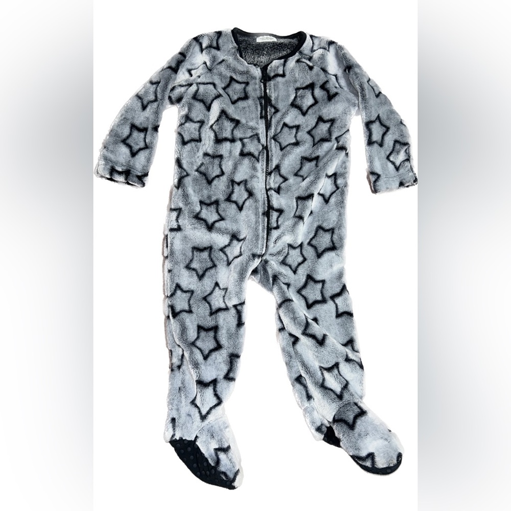 Next Baby brand pajamas for boys that are one-piece with feet